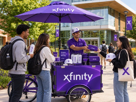 Xfinity cart activation engaging visitors