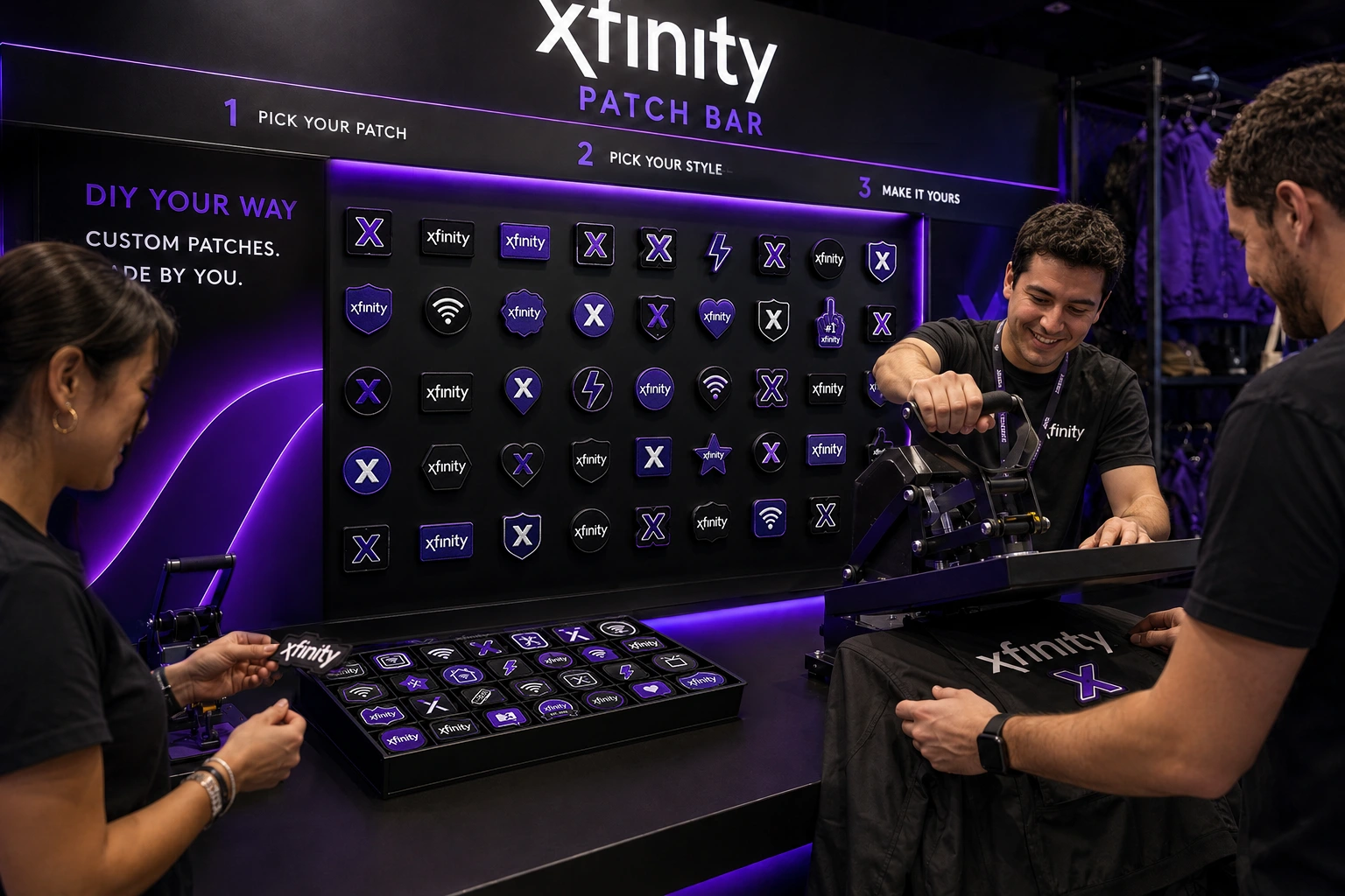 VIP Xfinity custom patch bar