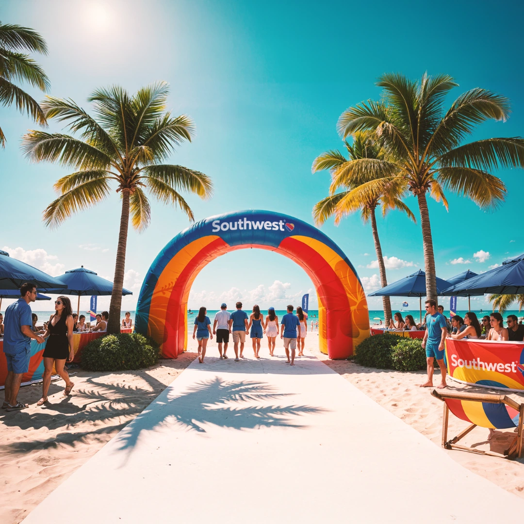 Southwest immersive entry arch concept