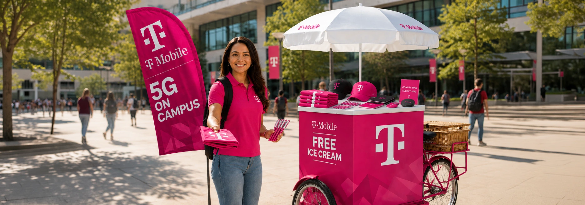 T-Mobile street-team cart activation